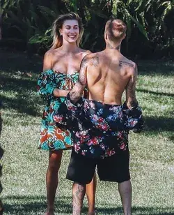 Justin Bieber and Hailey Bieber December 4, 2018