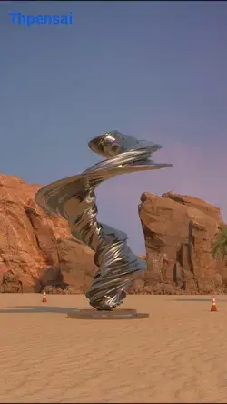 Desert Dynamic Hurricane Sculpture #design