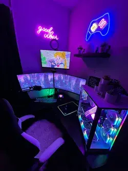 My girl hates the term battle station, but she has one hell of one!