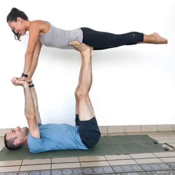 Healthy & Fun Yoga Poses To Try With Your Lover