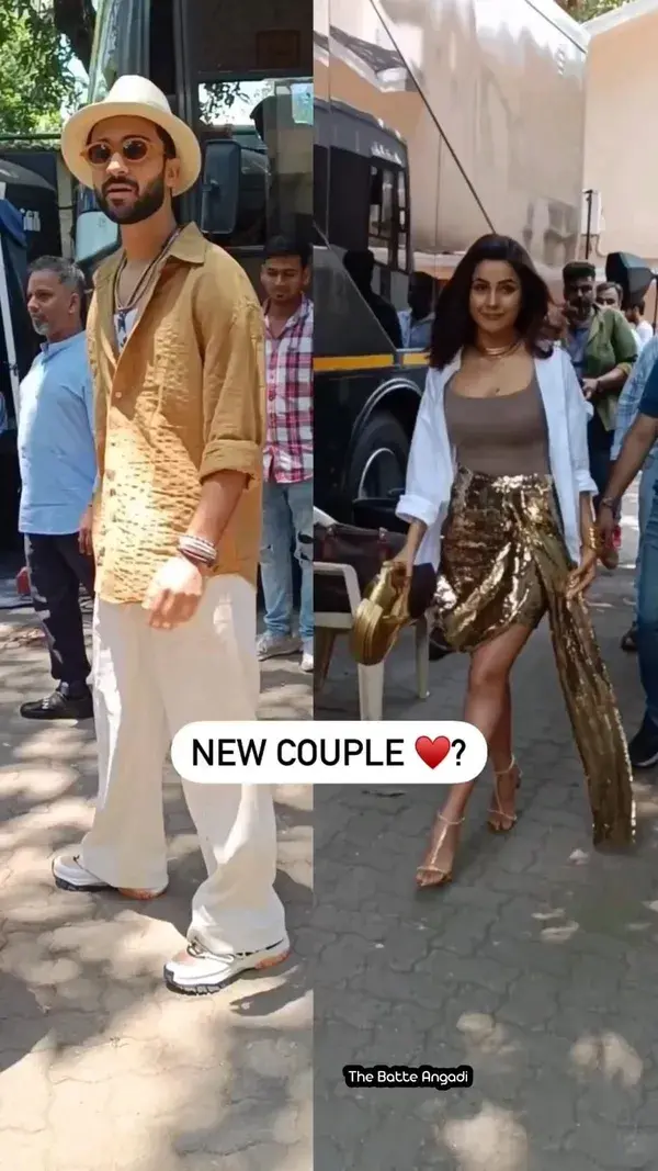 Raghav and Shehnaaz papped during promotions  #raghavjuyal #shehnaazgill