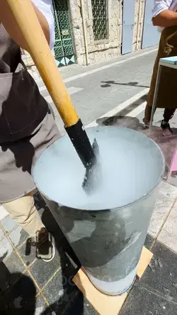 Most unique dessert! 🍨 Amazing process of making street ice cream! 🧊