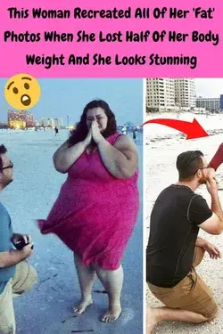 This Woman Recreated All Of Her 'Fat' Photos When She Lost Half Of Her Body Weight And She Looks Stu