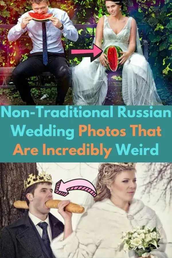 Non-Traditional Russian Wedding Photos That Are Incredibly Weird