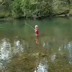 Fishing baby!