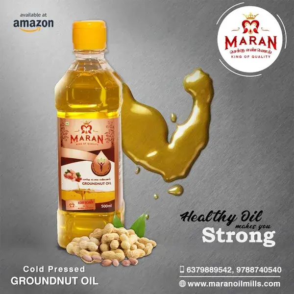 Make your family members more healthy and stronger with Maran Ground nut oil