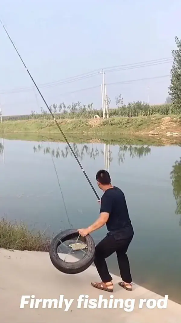 Firmly fishing rod