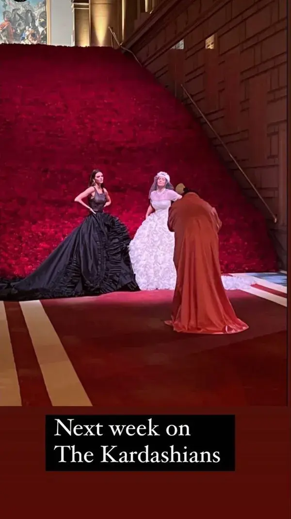 Kendall Jenner and Kylie Jenner at the Met Gala 2022