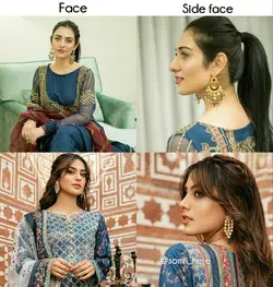 Iqra aziz and Sarah Khan side profile