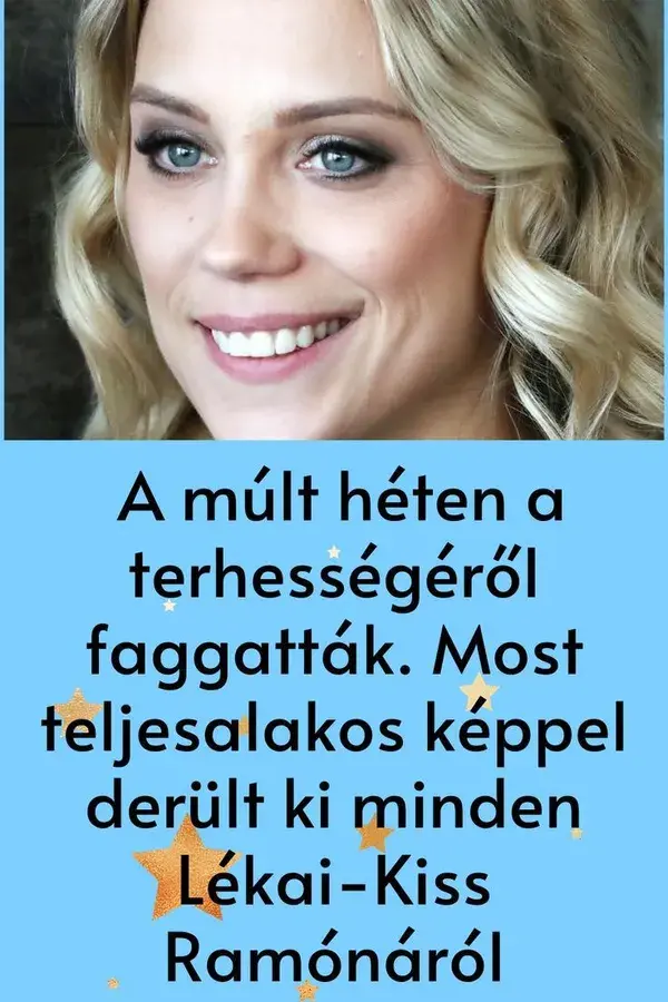 A múlt héten a terhességéről faggatták. Teljesalakos képpel derült ki minden Lékai-Kiss...