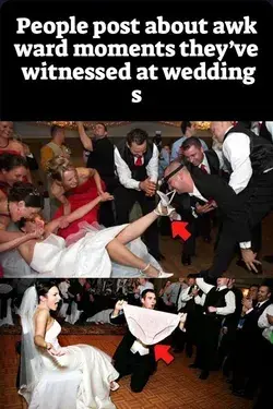 People Post About Awkward Moments They’ve Witnessed At Weddings