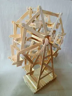 Popsicle stick Ferris Wheel