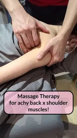 Massage for Sore Lats and Rotator Cuff Muscles!