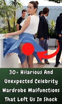 Hilarious And Unexpected Celebrity Wardrobe Malfunctions