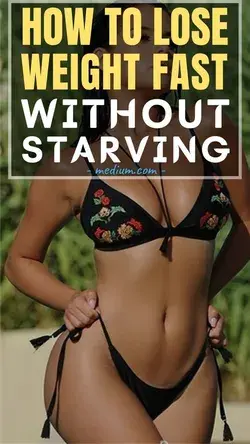 How to lose weight fast without starving