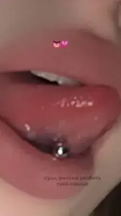 tongue piercing inspo insta story