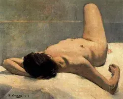 Ramon Casas i Carbó (1866-1932) - Nude, 1903