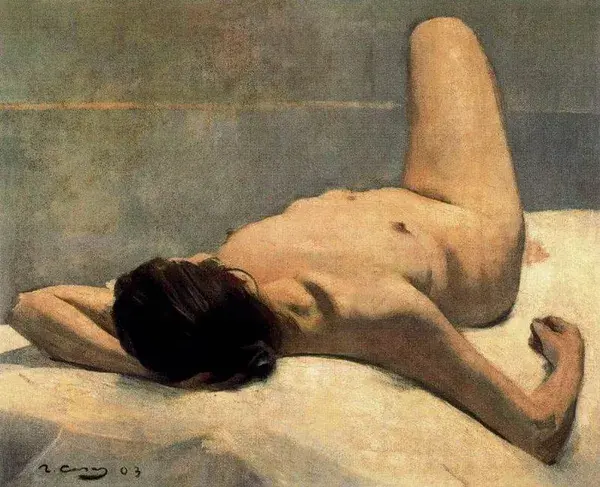 Ramon Casas i Carbó (1866-1932) - Nude, 1903