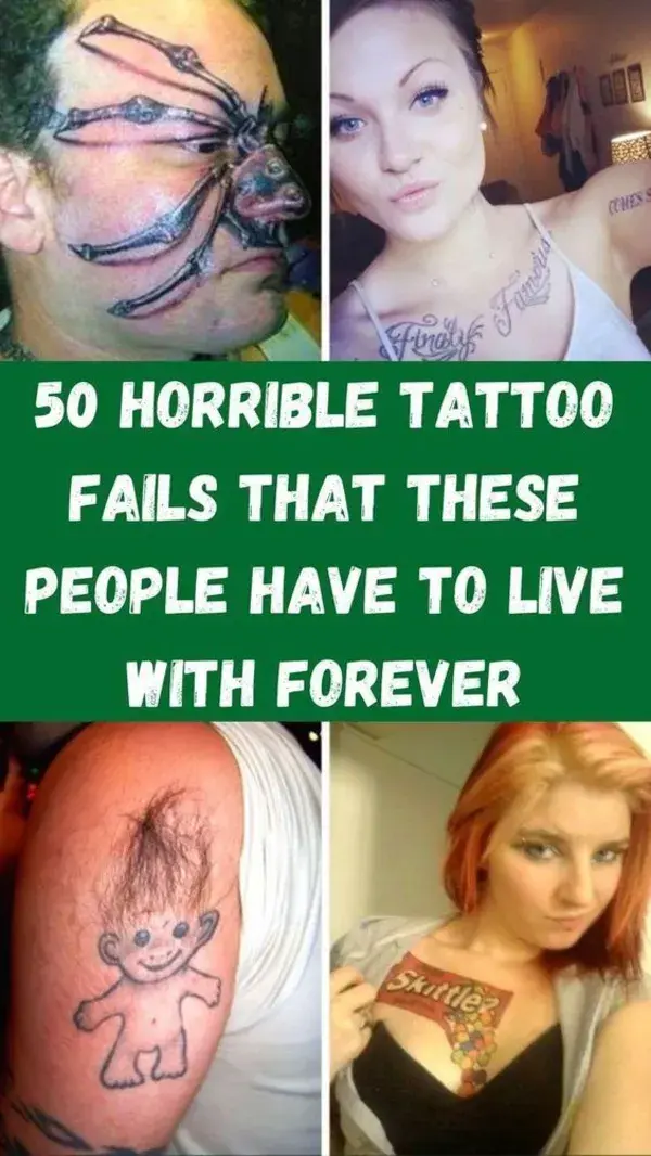 50 Horrible Tattoo Fails That These People Have To Live With Forever