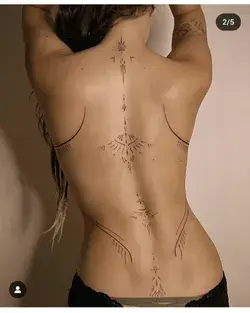 back tattoo made by @sue.real on ig