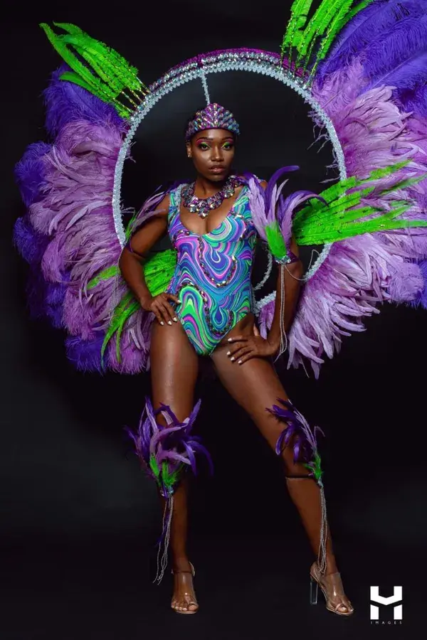 Carnival costume Blue et Toille 