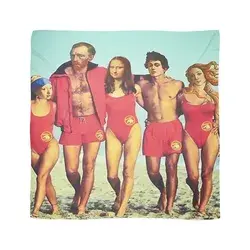 Famous Painters And Subjects On The Beach Scarf by budgieboy