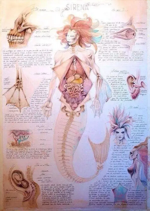 Mermaid’s anatomy