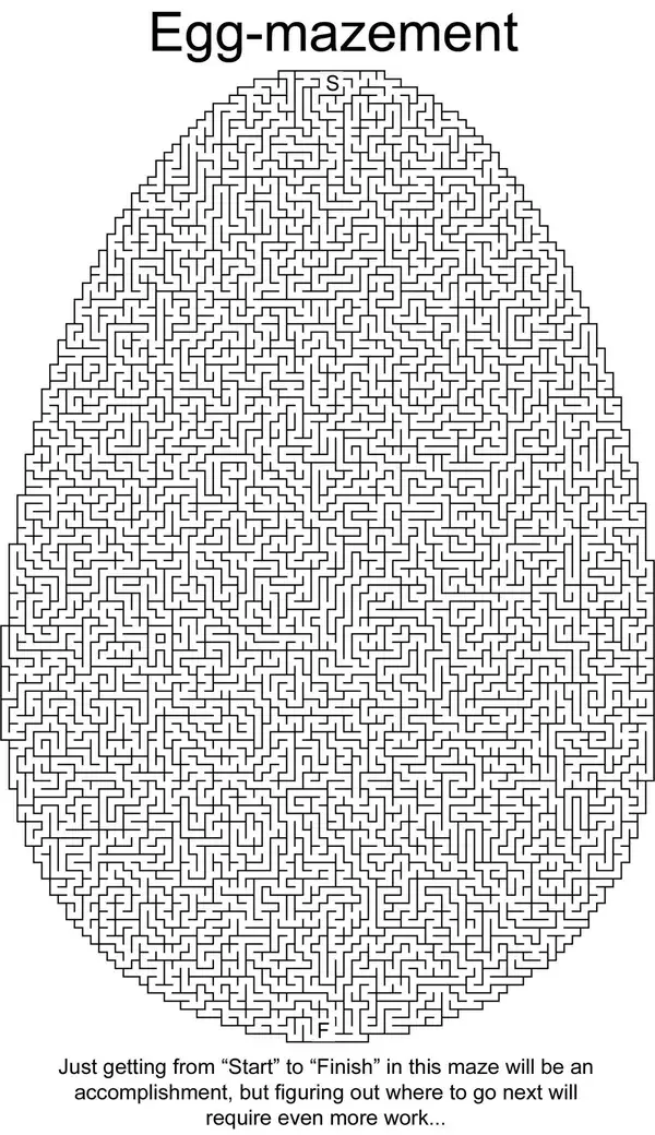 Free Printable Mazes for Adults