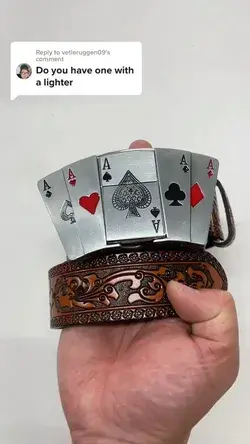 Cool Belt Buckle with Lighter