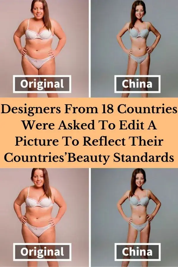 Designers From 18 Countries Were Asked To Edit A Picture To Reflect Their Countries Beauty Standards