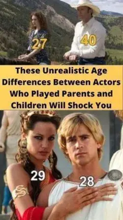 These Unrealistic Age Differences Between Actors Who Played Parents and Children Will Shock You