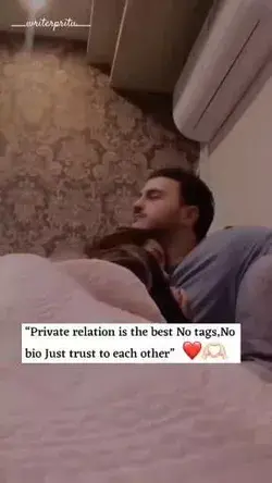 "Private Relation Is The Best No Tags,No Bio Just  Trust To Each Other ❤️🫶🏻