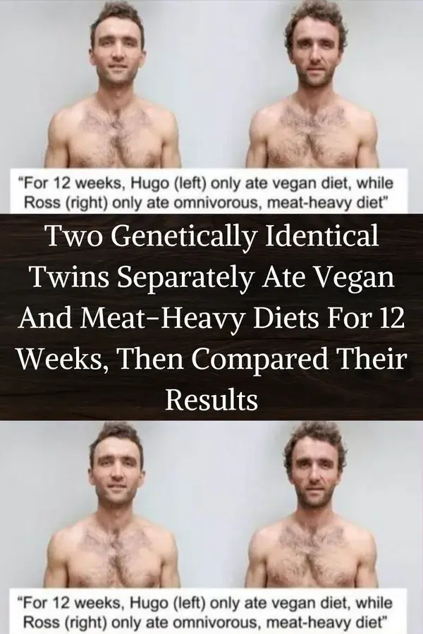 Two Genetically Identical Twins Separately Ate Vegan And Meat-Heavy