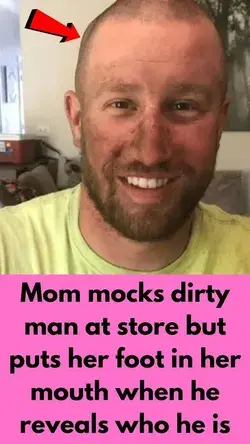 Mom mocks dirty man at store but puts her foot in her mouth when he reveals who he is