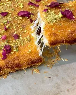 EASY KUNAFA WITH MOZZARELLA CHEESE