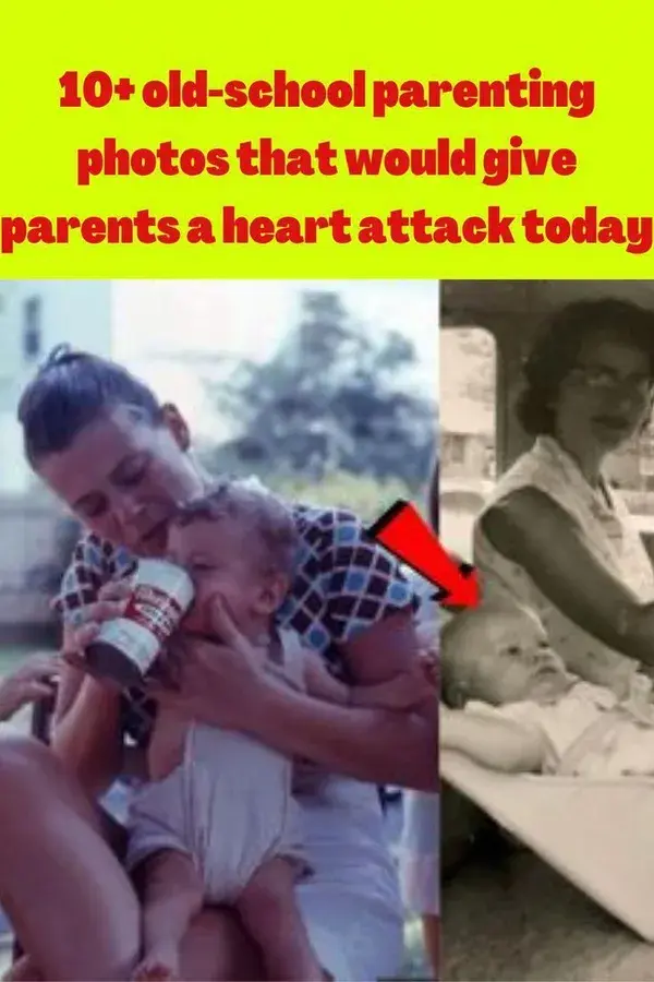 10+ old-school parenting photos that would give parents a heart attack today