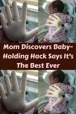 Mom Discovers Baby-Holding Hack Says It's The Best Ever