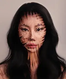 Korean Makeup Artist Creates Mind-Blowing Optical Illusions On Her Face