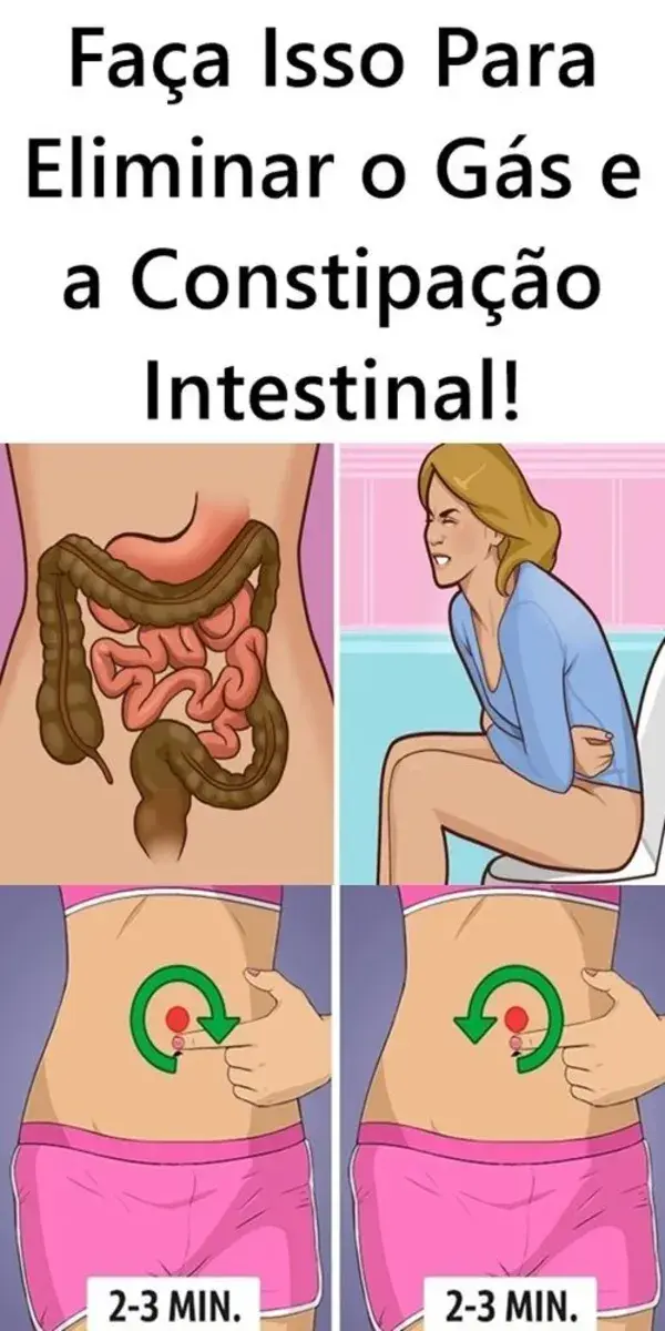 Faça Isso Para Eliminar o Gás e a Constipação Intestinal!