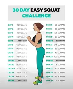 30-Day Squat Challenge – Get Brazilian Butt In 1 Month