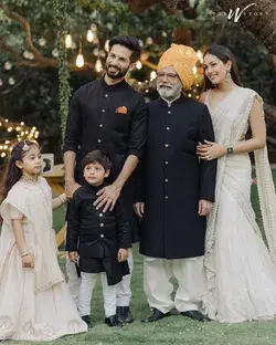 Shahid Kapoor's Daughter, Misha Had Worn An Ivory Lehenga And A 'Maang Teeka' For Bua's Wedding