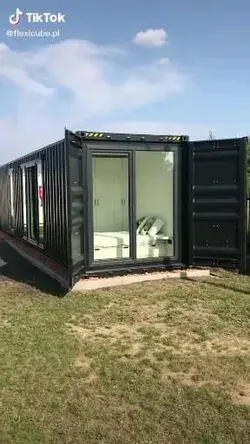 Amazing shipping container house transformation