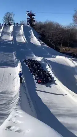 Snow Tubing Park in Idaho, it would be fun if you play with friends