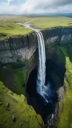 Have you seen a more shocking waterfall? Please write in the comment field.