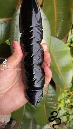 Black Obsidian Snake Daggers 🐍✨