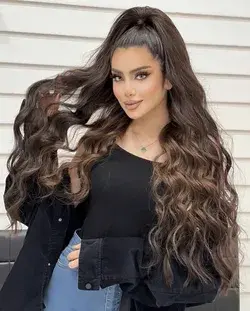 half up half down hairstyle