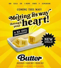 Butter coming this May 😍