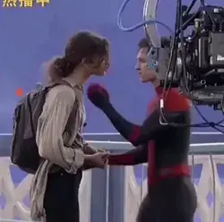 zendaya and tom holland | can’t believe they cut this out the movie. wow.