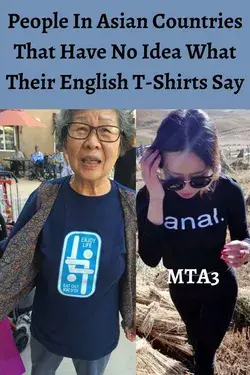 People In Asian Countries That Have No Idea What Their English T-Shirts Say