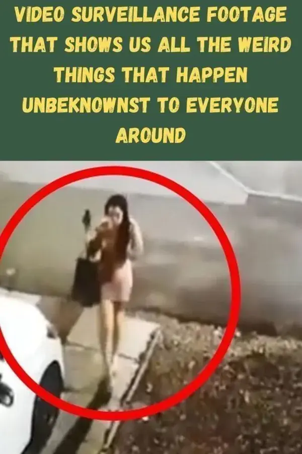 Video Surveillance Footage That Shows Us All The Weird Things That Happen Unbeknownst To Everyone